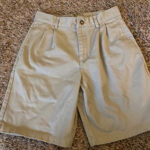 Boys khaki shorts Izod size 12